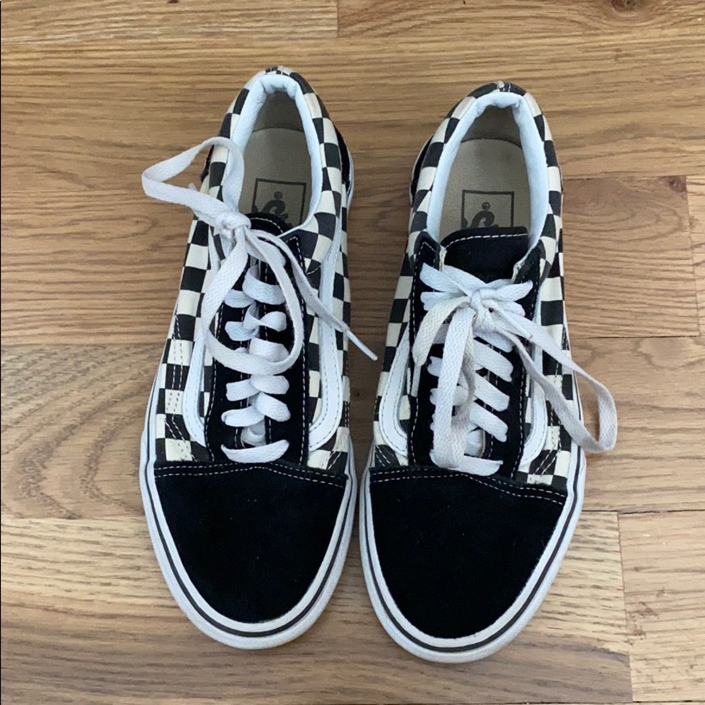checkered vans